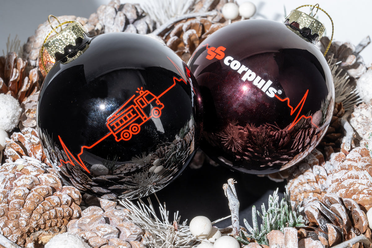 corpuls-Weihnachtskugeln