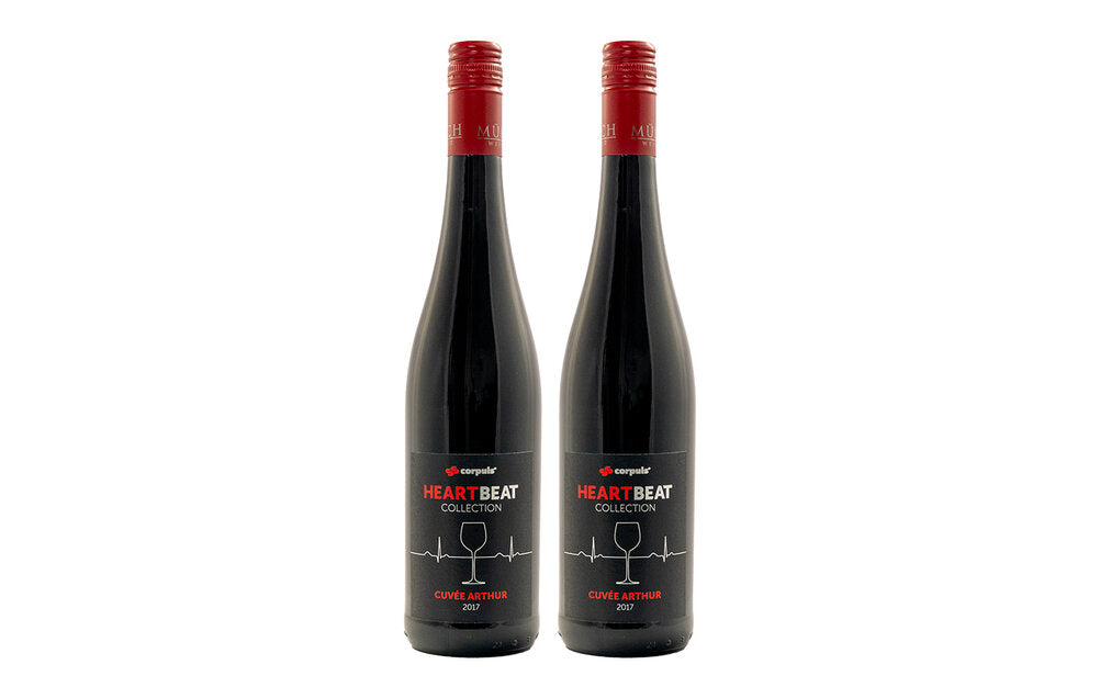corpuls Rotwein 2017 Cuveé Arthur - 2er Set