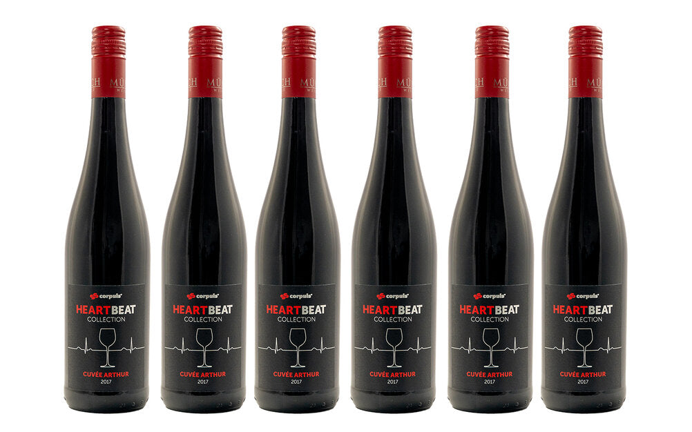 corpuls Rotwein 2017 Cuveé Arthur - 6er Set