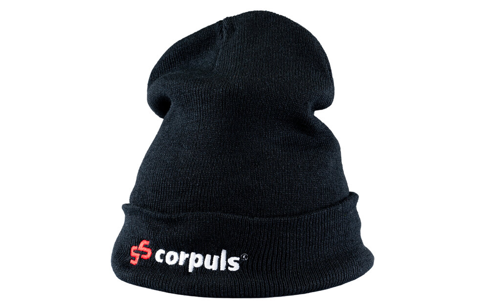 Schwarze Mütze von corpuls