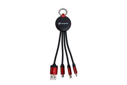 3-in-1 charging cable with lighting | Buy online at corpuls Shop